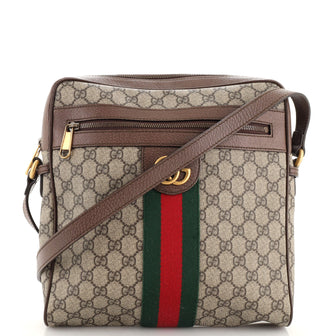 Gucci Ophidia Messenger Bag GG Coated Canvas Medium