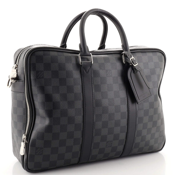 Louis Vuitton Icare Laptop Bag Damier Graphite Black 17619421