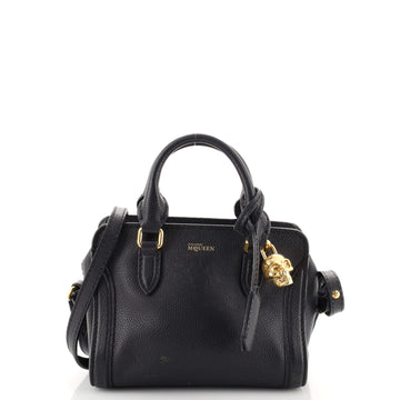 Alexander McQueen Padlock Zip Around Tote Leather Mini
