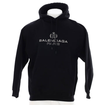 Balenciaga Men's Logo Print Hoodie Cotton