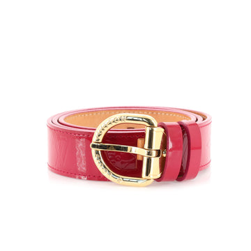 Louis Vuitton Ceinture Belt Monogram Vernis Medium