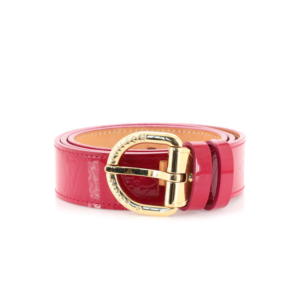 Vintage Louis Vuitton Pink Monogrammed Belt