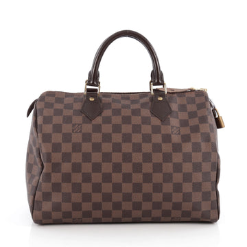 Louis Vuitton Speedy Handbag Damier 30 Brown