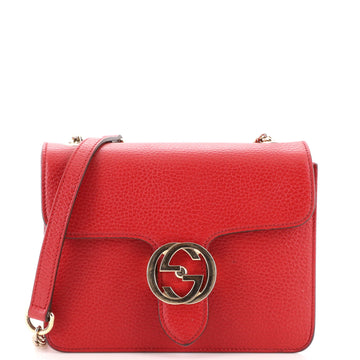 Gucci Interlocking Shoulder Bag (Outlet) Leather Small