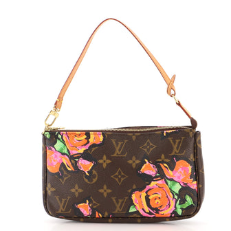 Louis Vuitton Pochette Accessoires Limited Edition Monogram Roses