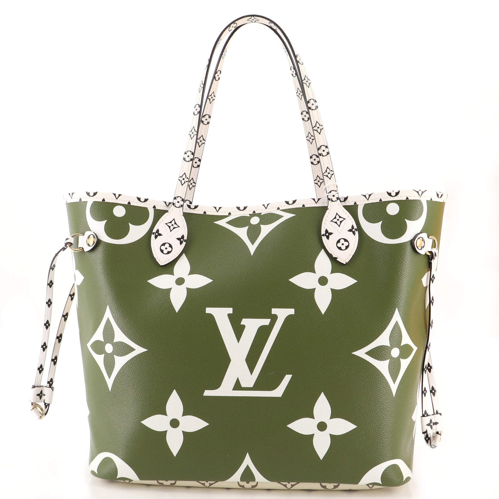 Louis Vuitton Neverfull NM Tote Limited Edition Colored Monogram Giant MM  Green 4511148