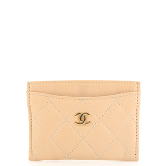 Chanel Classic Card Holder Quilted Caviar