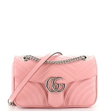 Gucci GG Marmont Flap Bag Matelasse Leather Small