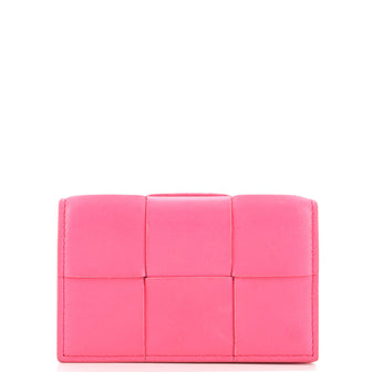 Bottega Veneta Business Card Holder Maxi Intrecciato Leather