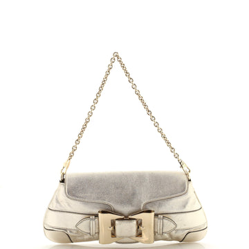 Gucci Queen Chain Clutch Leather