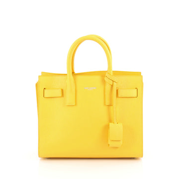 Saint Laurent Sac de Jour NM Leather Nano Yellow 1906201
