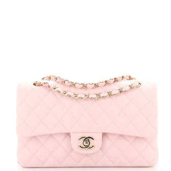 Chanel Classic Double Flap Bag Quilted Caviar Medium