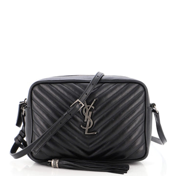 Saint Laurent Lou Camera Bag Matelasse Chevron Leather Small