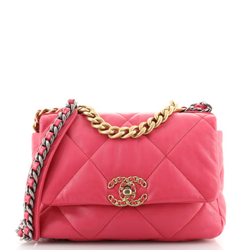 Chanel 19 Flap Bag Quilted Leather Medium
