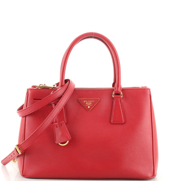 Prada Galleria Double Zip Tote Saffiano Leather Small