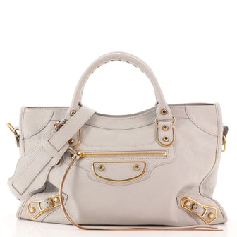 Balenciaga City Classic Metallic Edge Bag Leather Medium