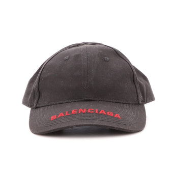 Balenciaga Baseball Cap Embroidered Cotton