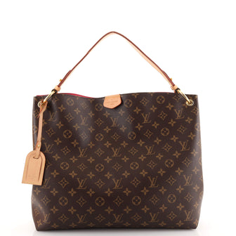 Louis Vuitton Graceful Handbag Monogram Canvas MM