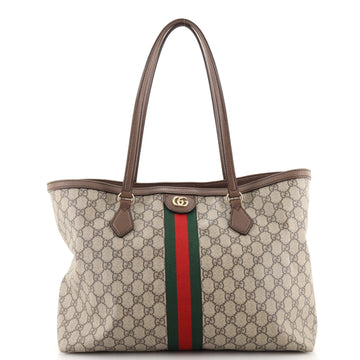 Gucci Ophidia Shopping Tote GG Coated Canvas Medium