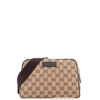 Gucci Waist Belt Bag (Outlet) GG Canvas Small