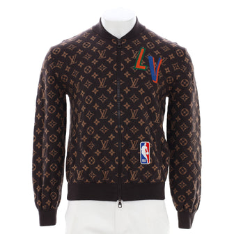 Louis Vuitton Men's LV x NBA Graphic Blouson Monogram Wool