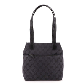 Gucci Front Zip Tote GG Canvas Small