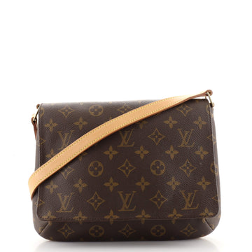 Louis Vuitton Musette Tango Handbag Monogram Canvas
