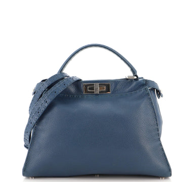 Fendi Selleria Peekaboo Bag Rigid Leather Regular