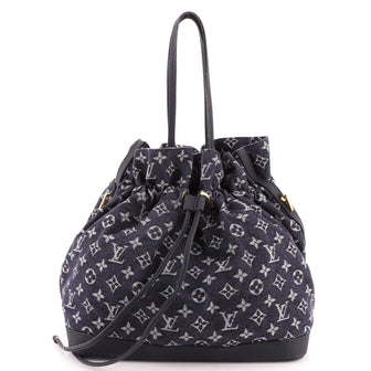 Louis Vuitton Noefull Handbag Denim MM