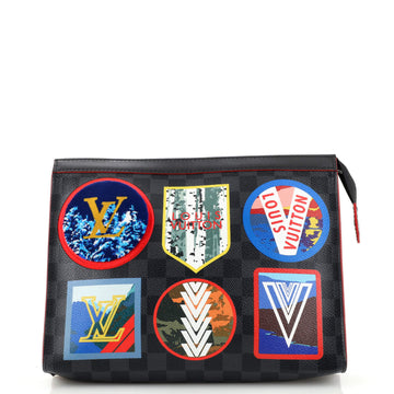 Louis Vuitton Pochette Voyage Alps Patches Damier Graphite MM