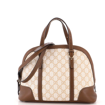 Gucci Nice Top Handle Bag GG Coated Canvas Small