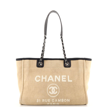 Chanel Deauville Tote Canvas Small