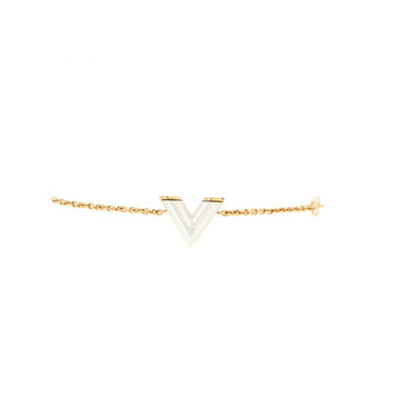 Louis Vuitton Essential V Pearlfection Bracelet Metal with Faux Pearl
