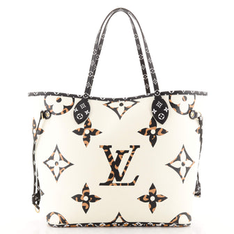 Louis Vuitton Neverfull NM Tote Limited Edition Jungle Monogram Giant MM