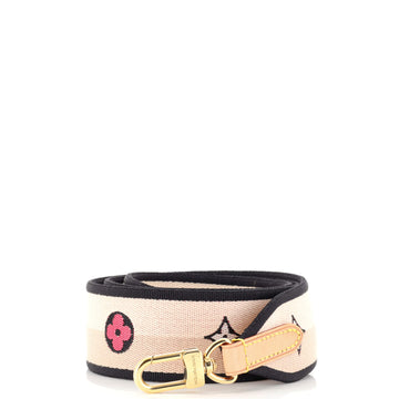 Louis Vuitton Logo Shoulder Strap Jacquard Wide