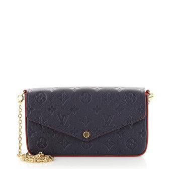 Louis Vuitton Felicie Pochette Monogram Empreinte Leather