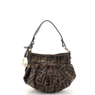 Fendi Chef Handle Bag Zucca Canvas Mini
