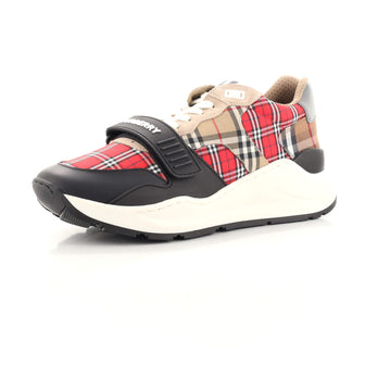 Burberry Ramsey Sneaker Vintage Check Canvas and Leather