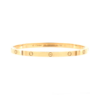 Cartier Love Bracelet 18K Yellow Gold Small