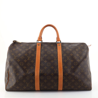 Louis Vuitton Keepall Bag Monogram Canvas 50