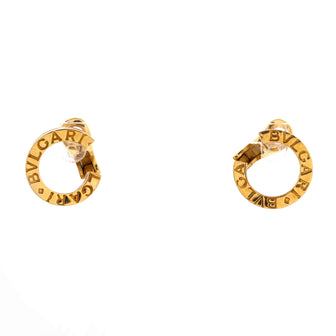 Bvlgari Vintage B.Zero1 Hoop Clip-On Earrings 18K Yellow Gold