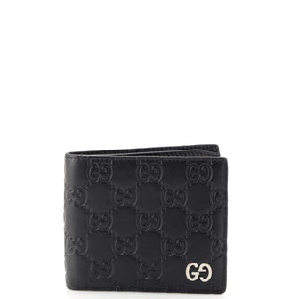 Gucci Signature Bifold Wallet Guccissima Leather