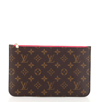Louis Vuitton Neverfull Pochette Monogram Canvas Large
