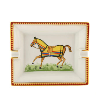 Hermes Ashtray Printed Porcelain Medium