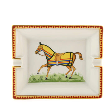 Hermes Ashtray Printed Porcelain Medium