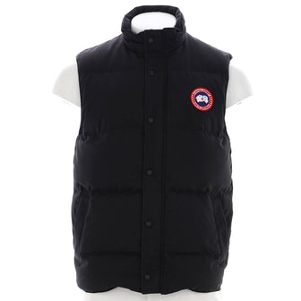 Canada Goose Men's Garson Puffer Vest Quilted Polyester Blend with Down
