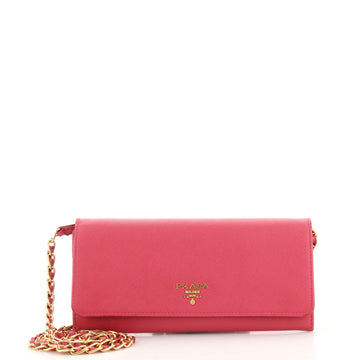 Prada Wallet on Chain Saffiano Leather