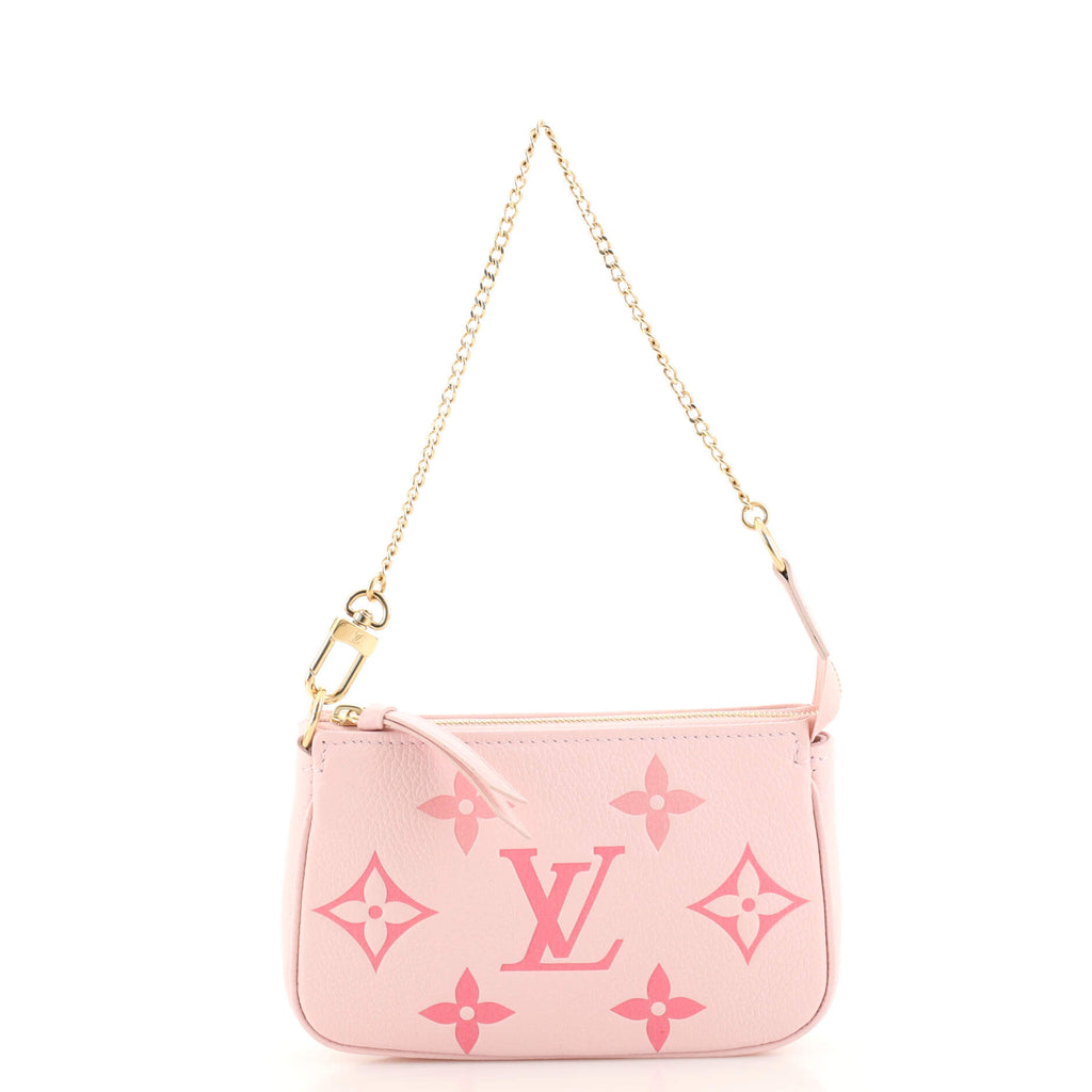 Louis Vuitton Empreinte Monogram Giant Mini Pochette Accessories Pink
