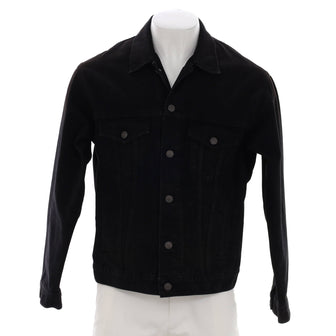 Balenciaga Men's Logo Oversized Jacket Denim