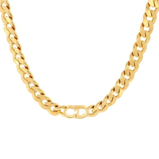 Christian Dior Danseuse Etoile Choker Necklace Metal Gold 1910445